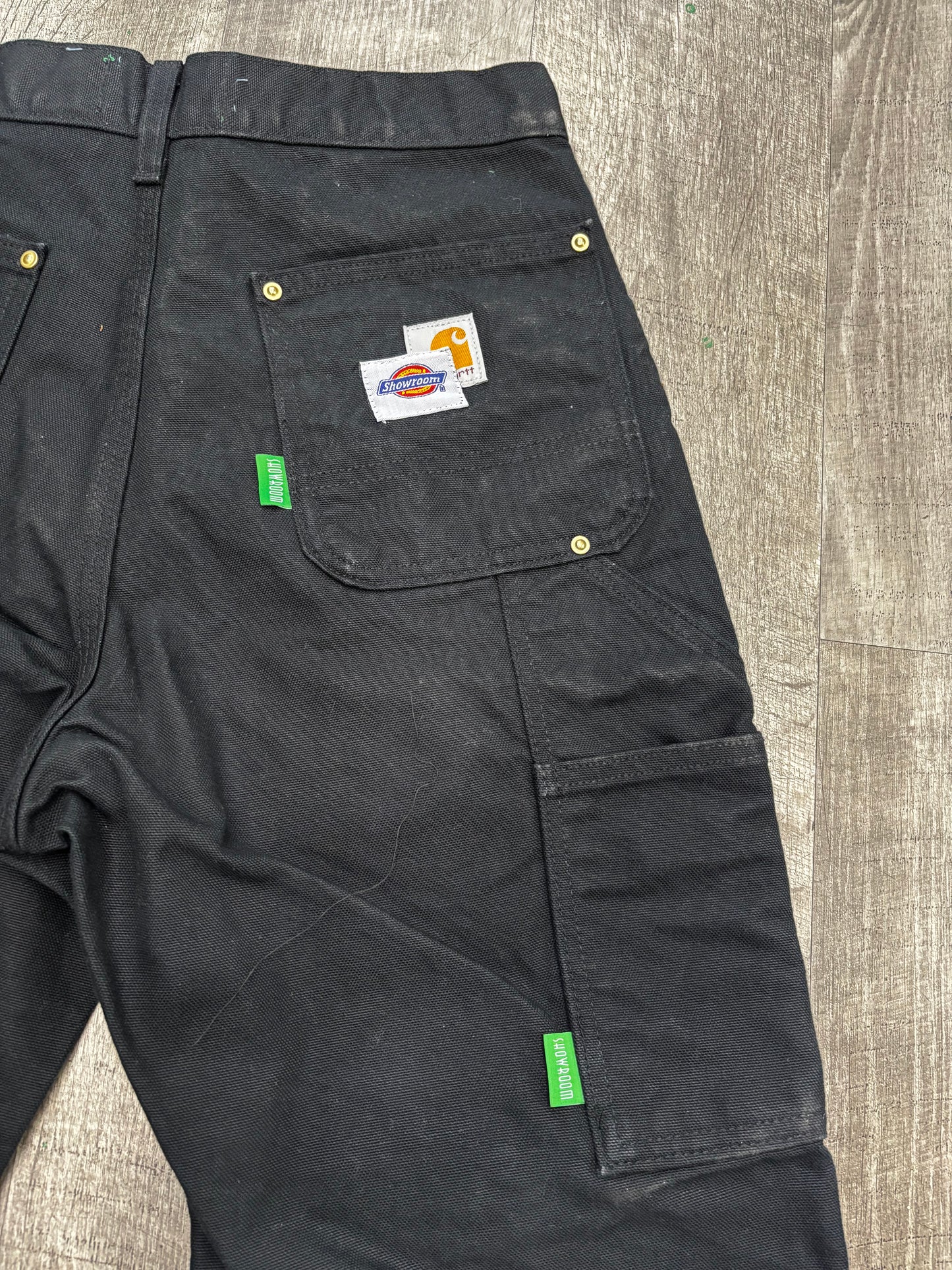Showroom 101 reworked Carhartt custom carpenter pants (onyx)