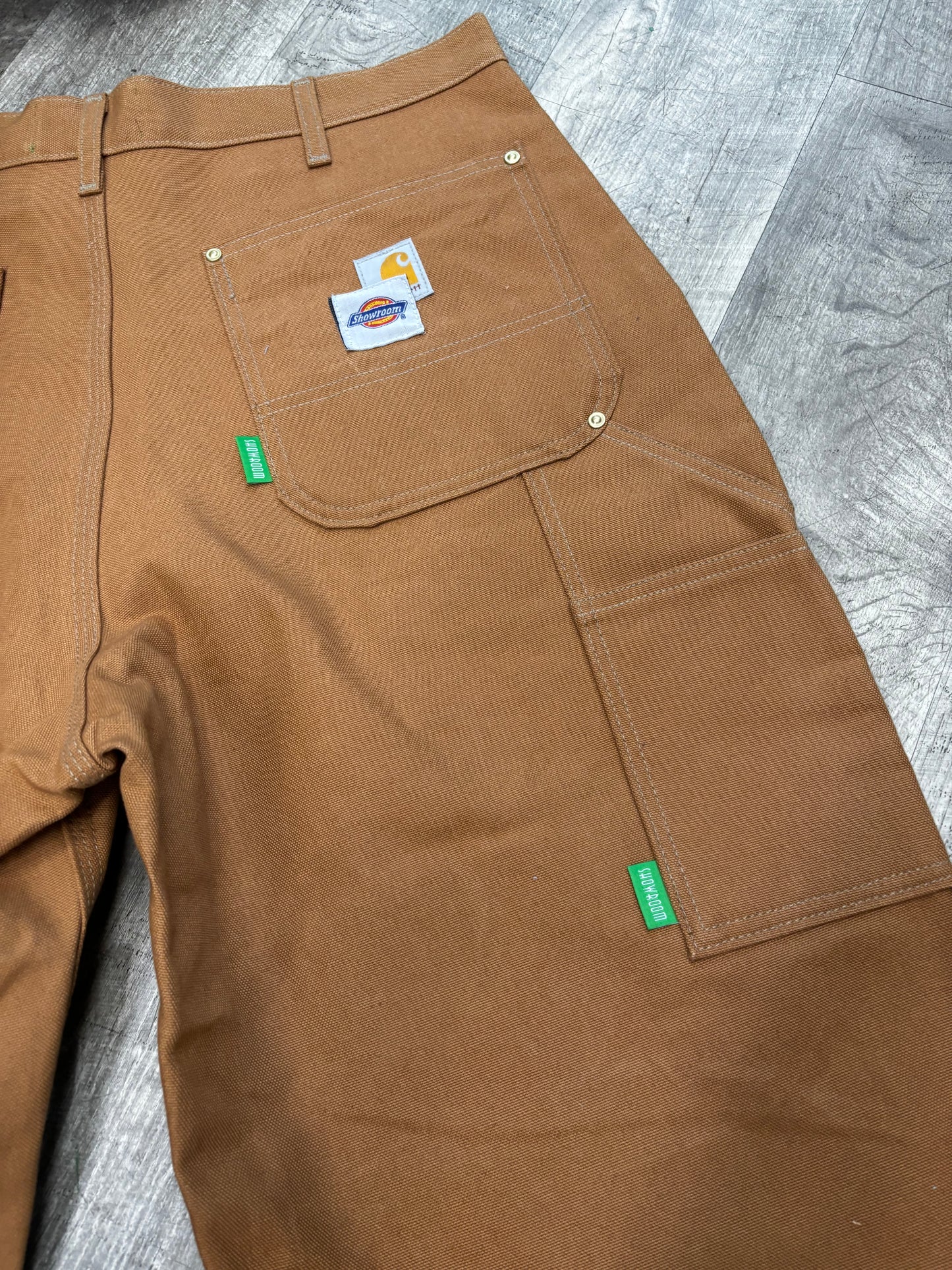 Showroom 101 reworked Carhartt custom carpenter pants