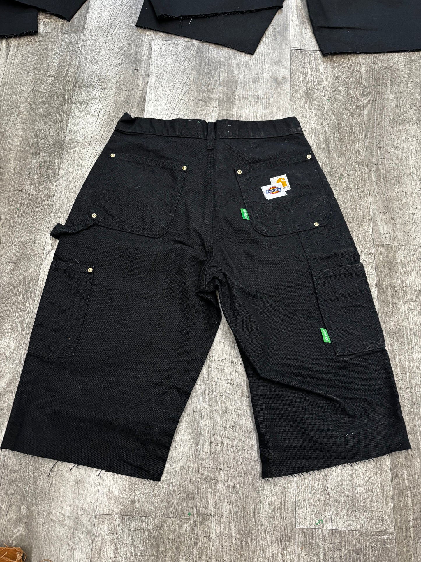 Showroom 101 reworked Carhartt custom carpenter pants (onyx)