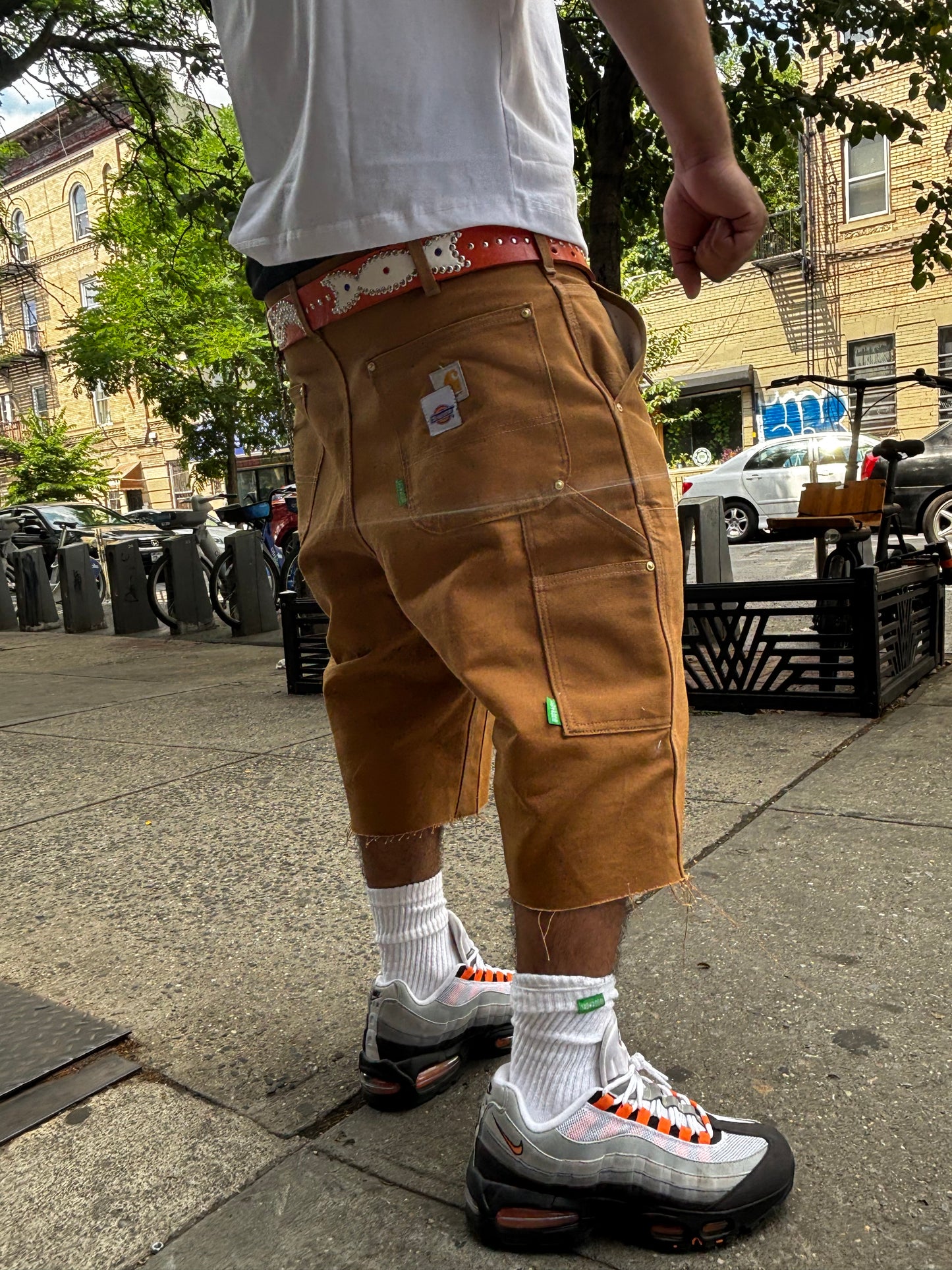 Showroom 101 reworked Carhartt custom carpenter pants